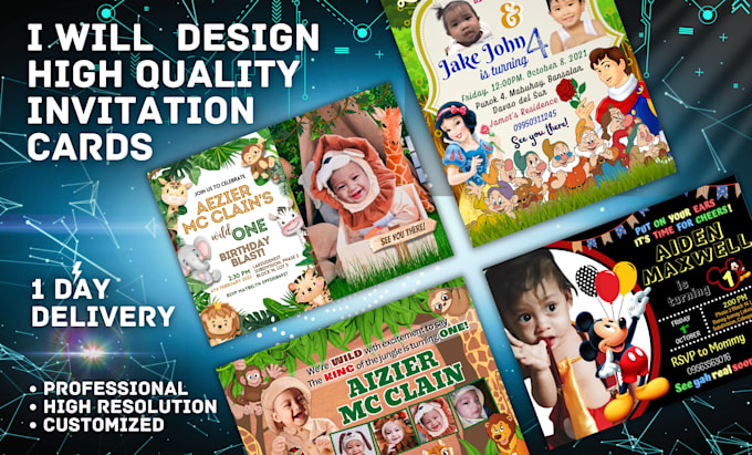 make kids birthday invitation