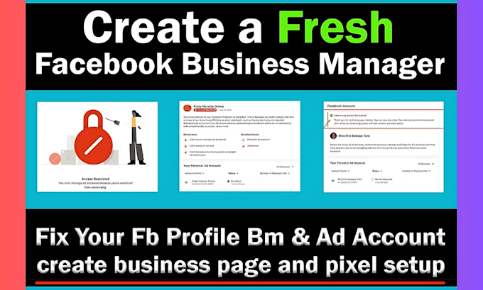 I will create and fix facebook business manager, ads account