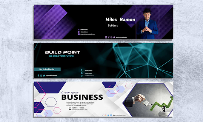 create  social media banners