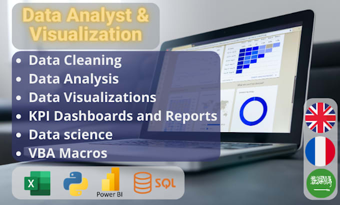 Be your data analyst, data visualization, dashboard designing expert by ...