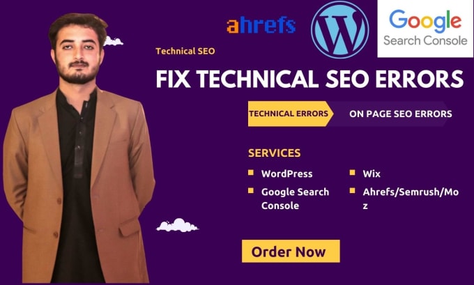 fix ahrefs, semrush, google search console site audit errors