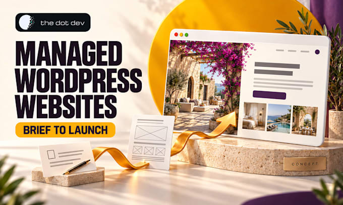 manage your wordpress website development from brief to launch