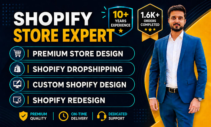 build shopify store, shopify store design, shopify website design