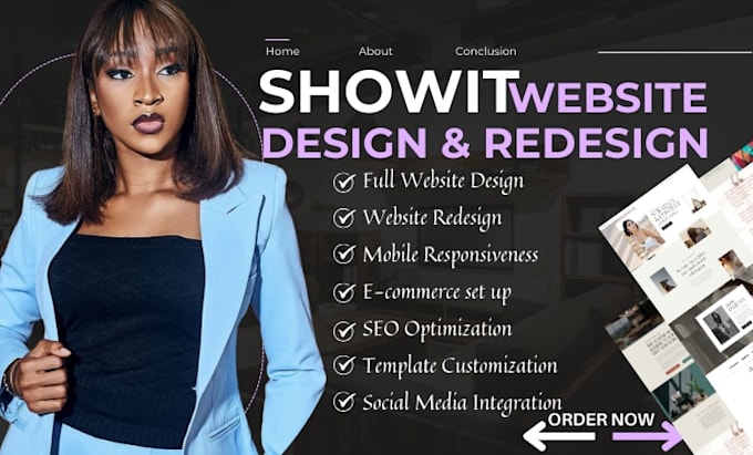 showit website design redesign showit website showit template customization fix