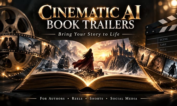 create cinematic ai book trailers for authors