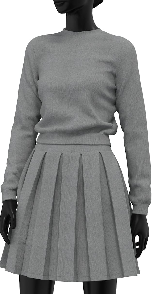 make high quality 3d clothes rendering
