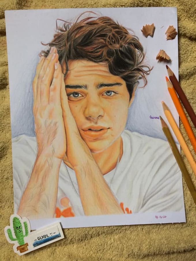 Paint a realistic drawing portrait for you by Morris_art8 | Fiverr