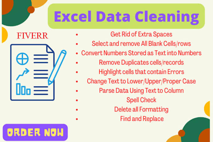 Fast microsoft excel data cleaning,spreedsheet,expertediting by ...