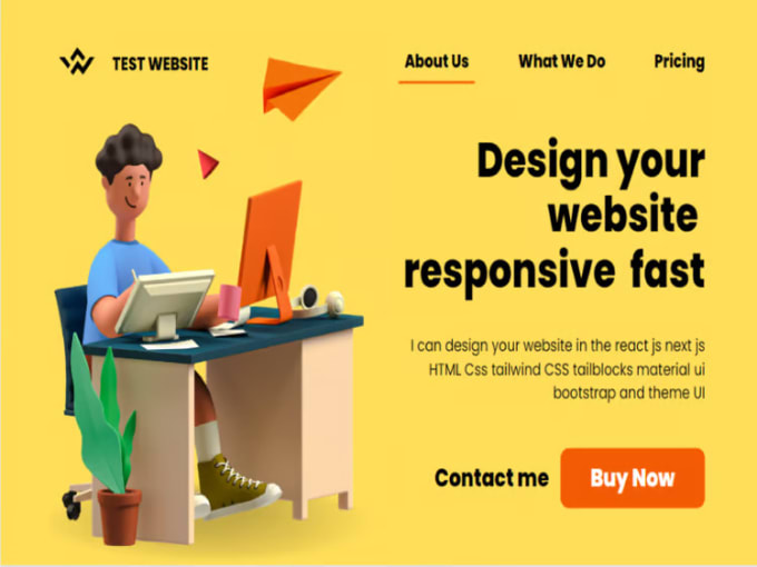 Develop website using react js and tailwind css by Abdulkalam2001 | Fiverr