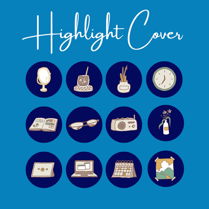 Make some unique instagram story highlights by Ishaa2023 Fiverr