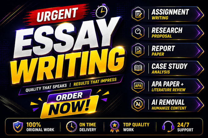 do urgent essay writing as an essay writer expert