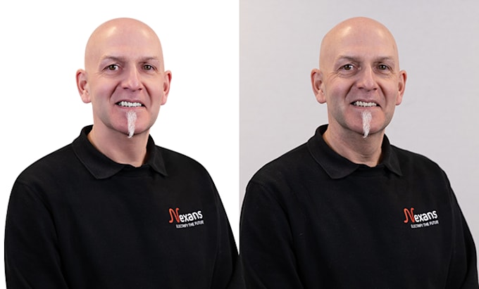 do corporate headshot portrait retouch and headshot retouch