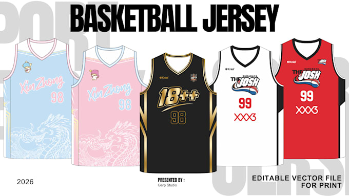 design nba basketball jersey for sport team