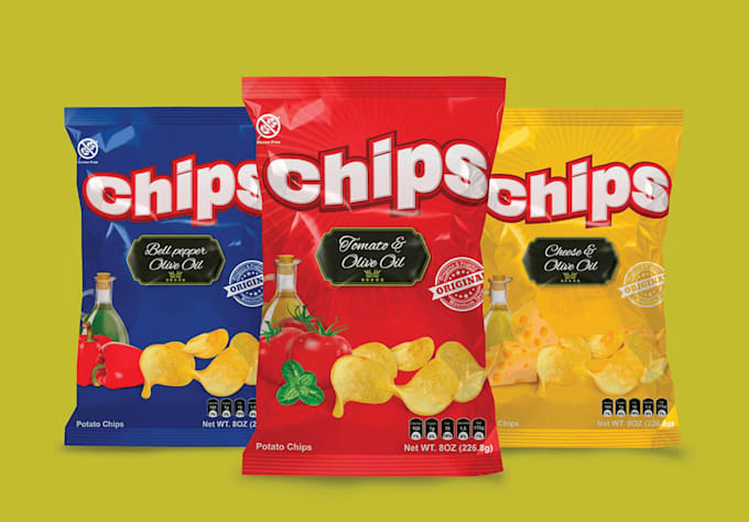design professional snack packaging, food packaging