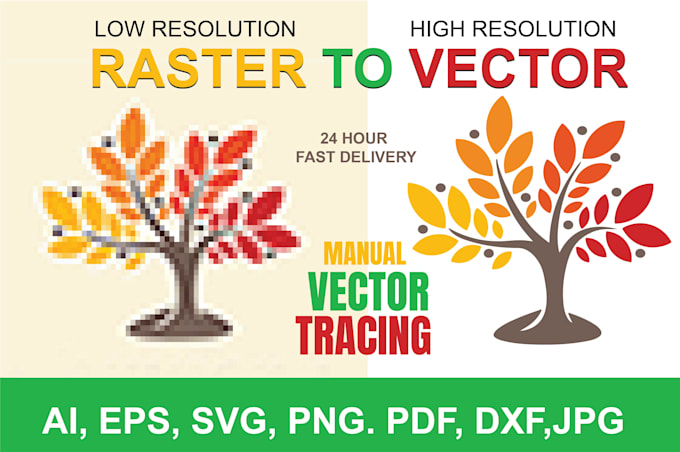 manually vector trace or redraw your logo to high res