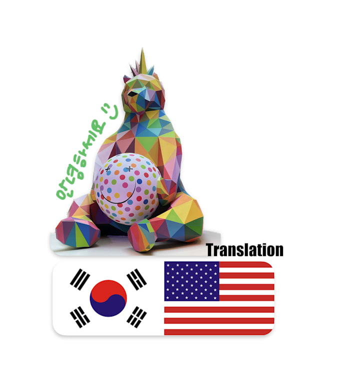 Translate english to korean by Drawingotter Fiverr