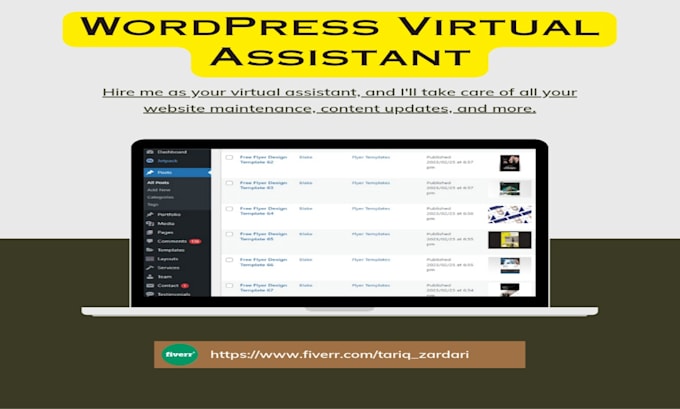 be your longterm wordpress virtual assistant