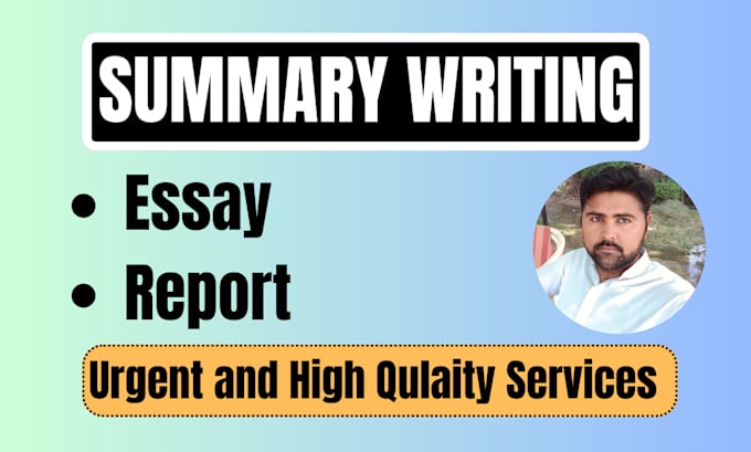 do essay writing, research and summary writing