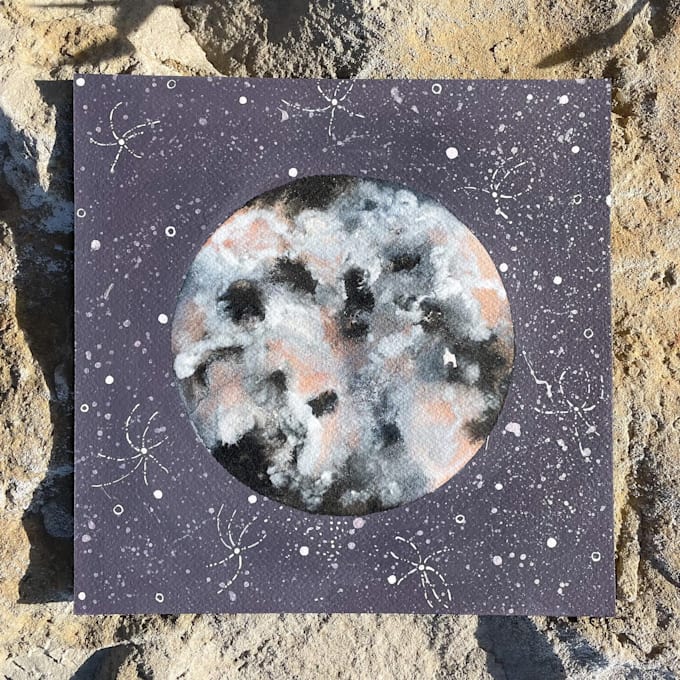paint an original custom made planet