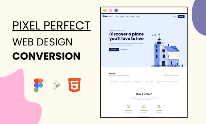 Convert your figma design to html css responsive website by Codermj ...