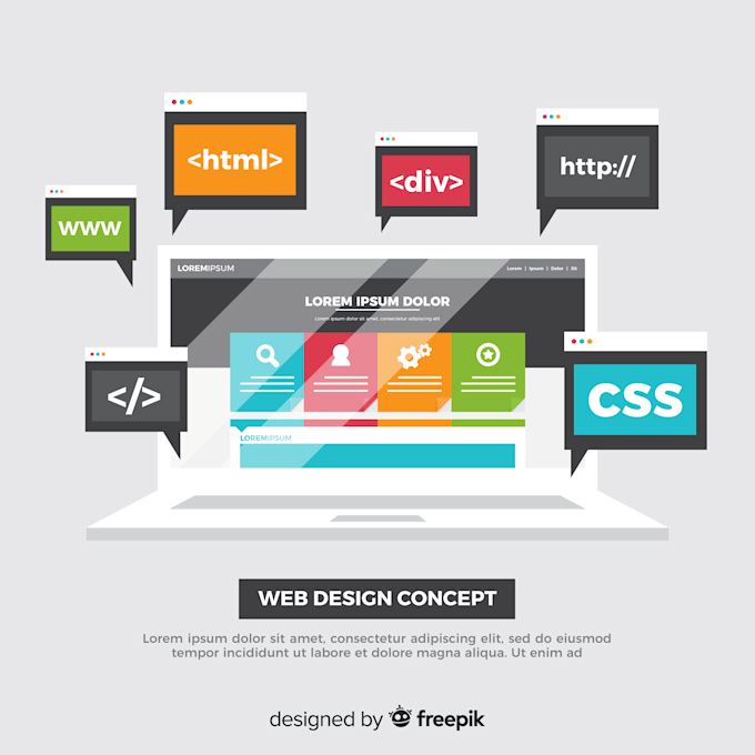 Write a code html and css web template for you by Dreamship | Fiverr