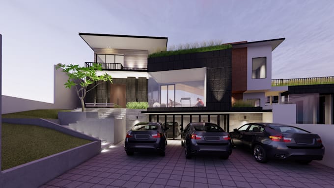 render exterior 3d sketchup to enscape