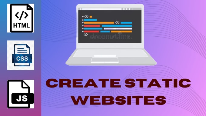 Design static website using html, css and js by Akil_nani | Fiverr