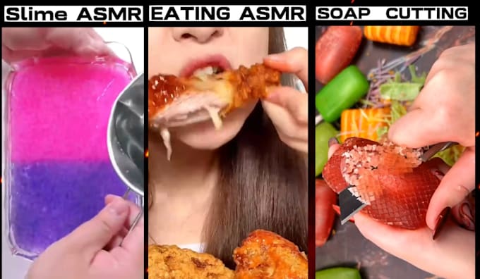make asmr video editing for you