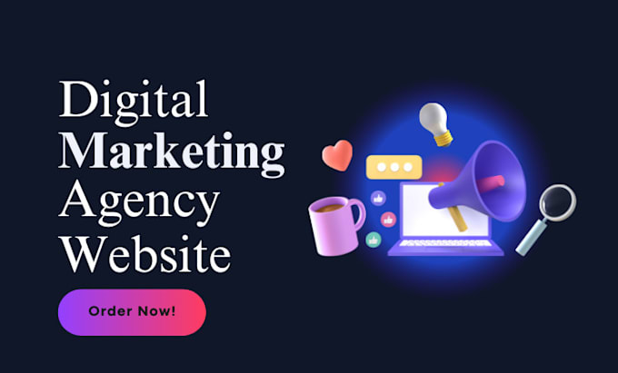 create digital marketing agency website