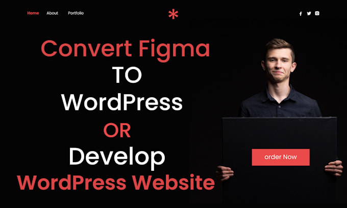 I will develop wordpress landing page, convert figma to wordpress, elementor pro
