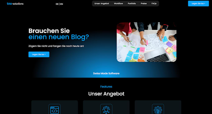 build a high quality, responsive website for businesses and blogs