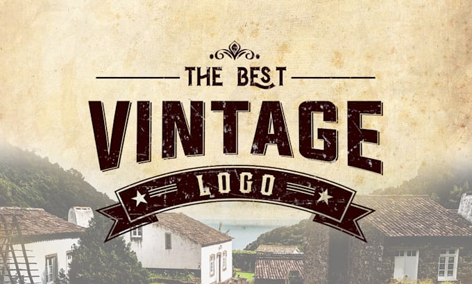 design a retro vintage t shirt logo