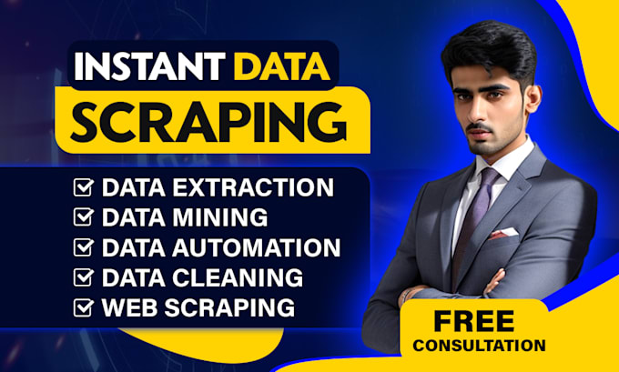 custom data scraping,mining from any website using python