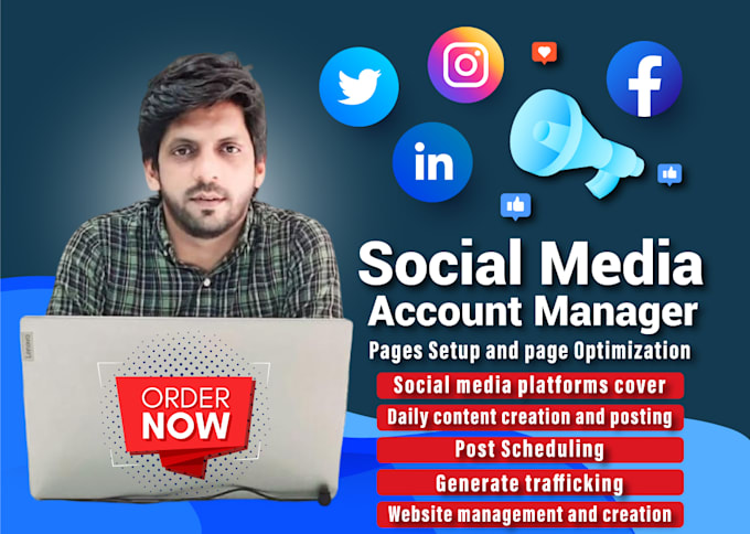 be your social media marketing manager for instagram and facebook