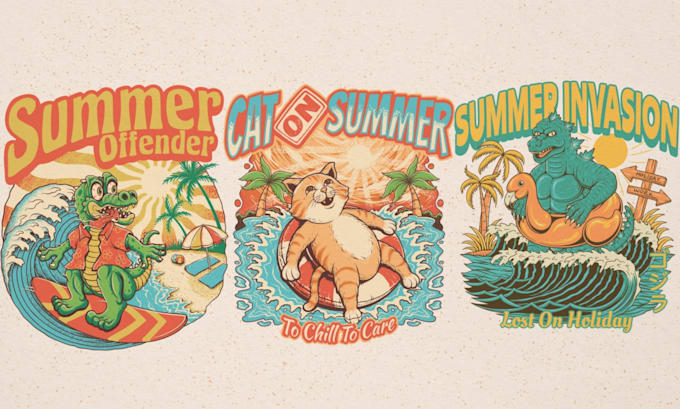 design with a vintage and retro style