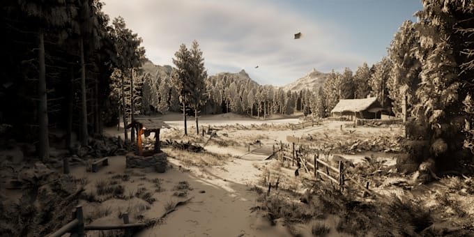 create a 3d cinematic game trailer in unreal engine 5
