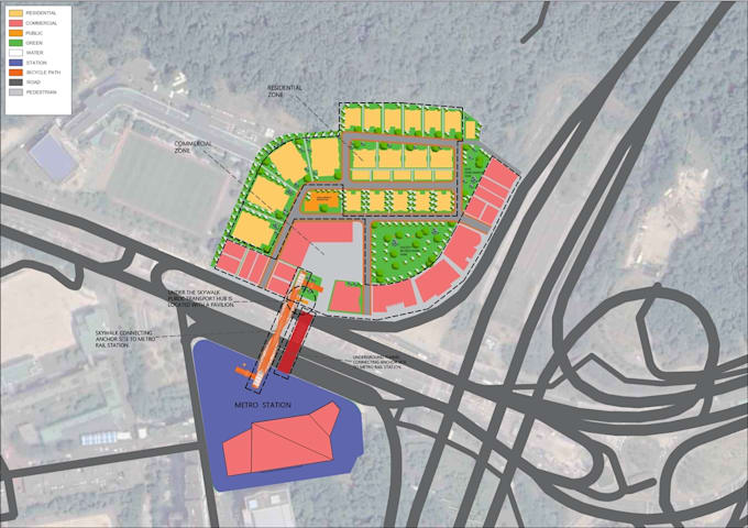 render,masterplan,site plan,urbanspace plan design 2d or 3d