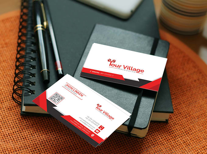 create creative business cards with qr code
