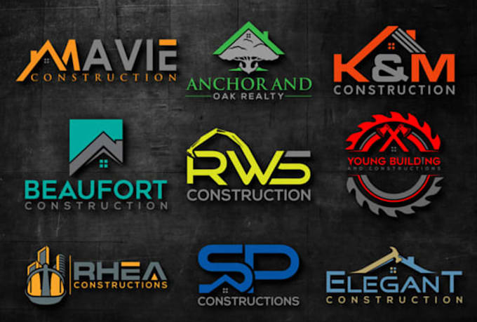 design concrete, pressure wash, welding, construction logo