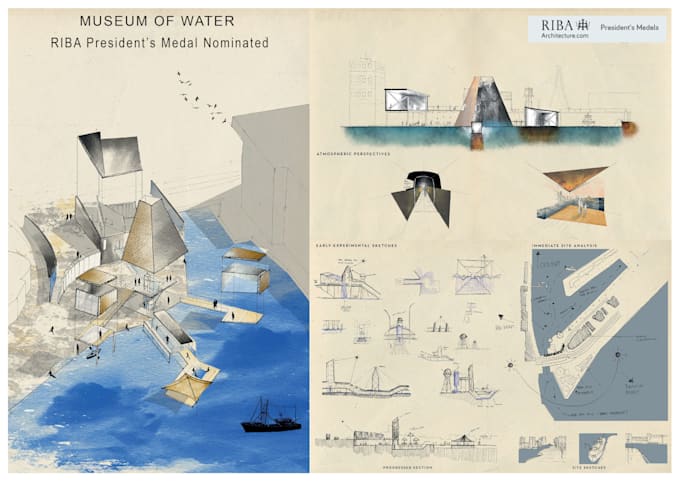 create architectural concept drawings