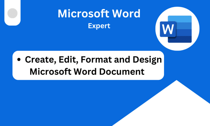 do professional microsoft word document formatting, editing, and design expert