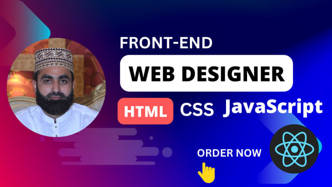 Generate the project in react js with html, css, js by Waqarali996 | Fiverr