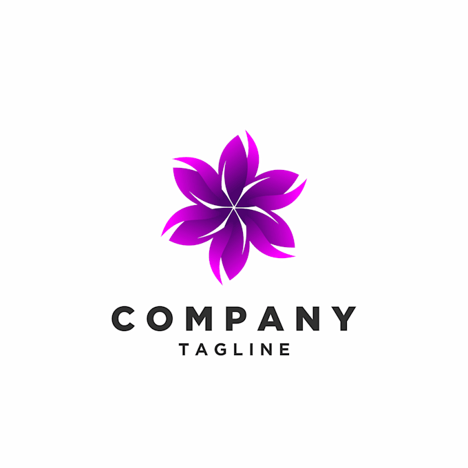 design exquisitely helpful petal design logo