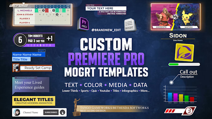 create custom premiere pro mogrt templates