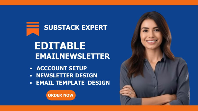 Setup substack account substack newsletter template mailchimp email