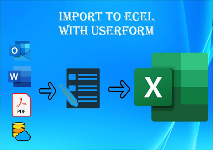 develop a tool to import any data to excel with vba