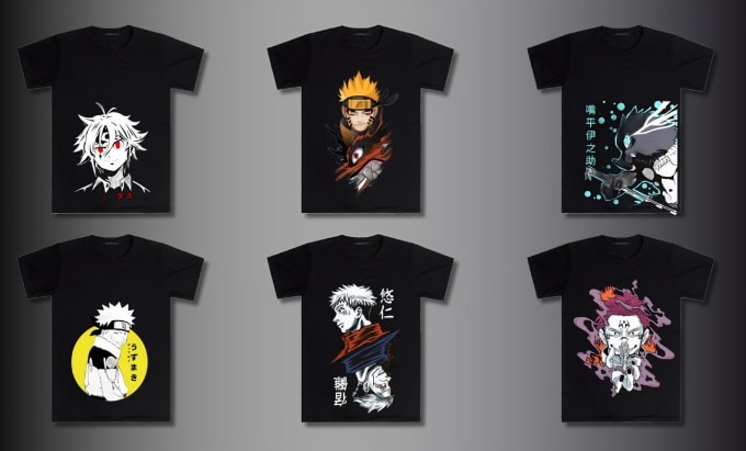 design anime streetwear t shirt for you