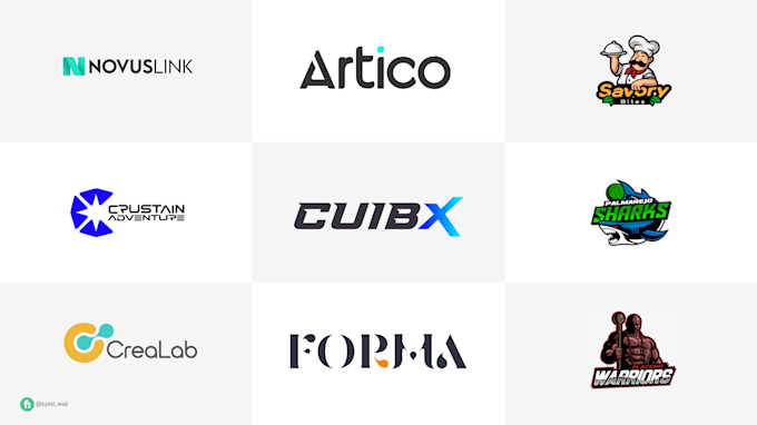 Do unique modern minimalist business logo design for brand by Syed_waji ...
