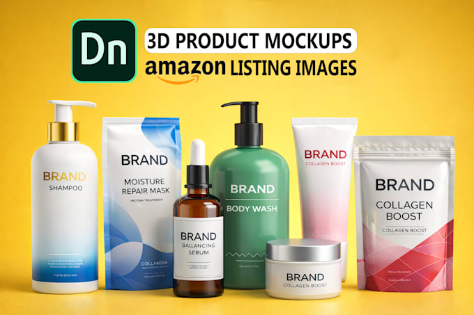model premium 3d product mockups in adobe dimension