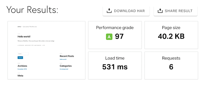 optimize and increase your wordpress website page speed